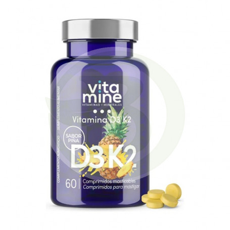 Vitamina D3 e K2 60 comprimidos Herbora