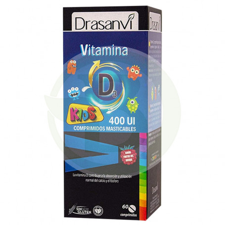 Vitamina D3 Crianças 60 comprimidos Drasanvi