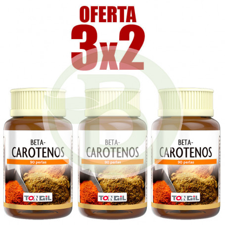 Pack 3x2 Beta Carotenos 90 Perlas Tongil