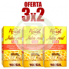 Pacote 3x2 Apicol Royal Jelly 500 Tongil