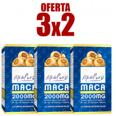 Pacote 3x2 Maca 60 cápsulas de estado puro