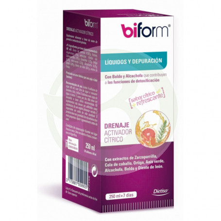 Escoamento do ativador cítrico 250ml. Biform