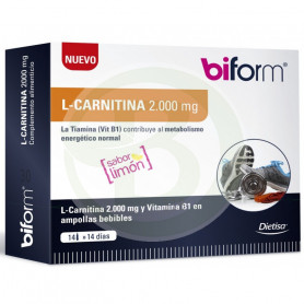 L Carnitina 2.000Mg. 14 frascos biformes