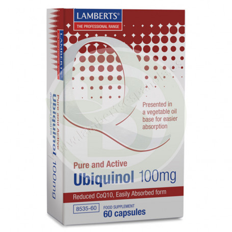 Ubiquinol 100Mg. 60 cápsulas lamberts