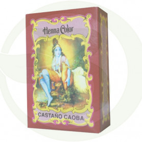 Henna Polvo Castaño Caoba Radhe Shyam