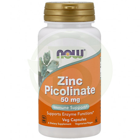 Picolinato de zinco 50Mg. 60 Now Capsules