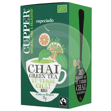 Filtros Chai Bio Chá Verde 20 Cupper