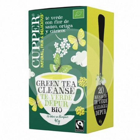 Chá Verde Depur Bio 20 Sacos Cupper