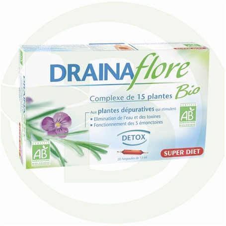 Drainaflore 20 Ampollas Super Diet