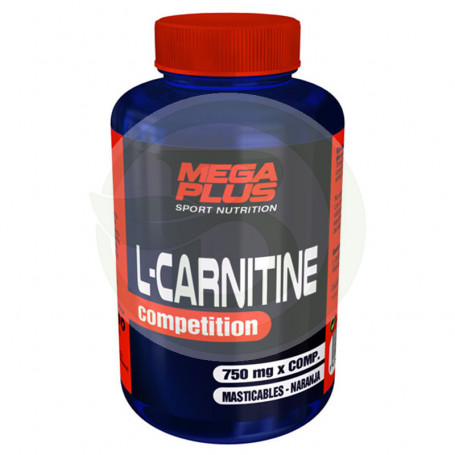 L-carnitina mastigável laranja 50 comprimidos Megaplus