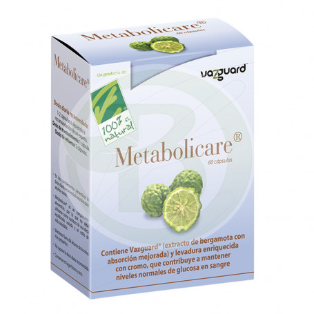 Metabolicare 60 cápsulas 100% natural