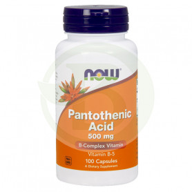 Ácido pantotênico 500Mg. 100 cápsulas agora