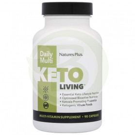 Keto Living Daily Multi 90 cápsulas Natures Plus