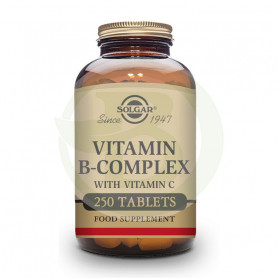 Solgar B-Complex com Vitamina C 250 Comprimidos