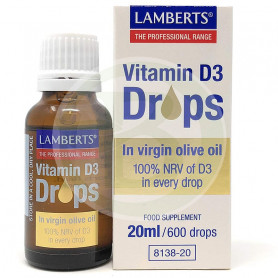 Vitamina D3 20ml. Lamberts