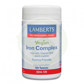 Iron Complex Vegan 120 Tablets Lamberts