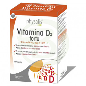 Vitamina D3 Forte 100 Physalis Cápsulas