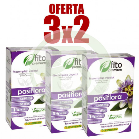 Pacote 3x2 Passiflora 30 Cápsulas Pinisan