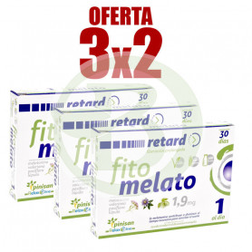 Pacote 3x2 Phyto Melato Retard 30 Cápsulas Pinisan