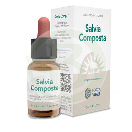 Sage compostado 10Ml. (Ouro-prata) Forza Vitale