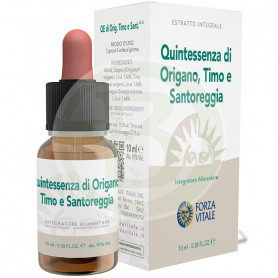 Quintessência de Orégano, Timo e Santoreggia 10Ml. Forza Vitale