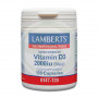 Vitamin D 2000Ii 50Μg. 120 cápsulas lamberts