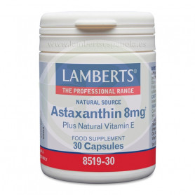 Astaxantina com vitamina E 30 cápsulas Lamberts