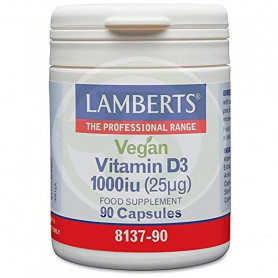 Vitamina D3 Vegan 90 cápsulas Lamberts