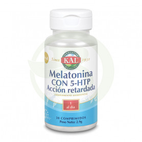 Melatonina pequena com 5-Htp 30 comprimidos Kal