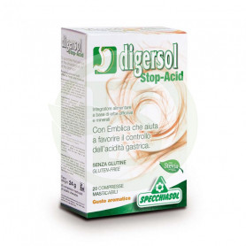 Digersol Stop Acid 20 Tablets Specchiasol