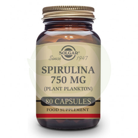 Spirulina Vegetariana 80 Cápsulas Solgar