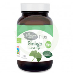 Ginkgo + Red Vine BIO 90 cápsulas El Granero