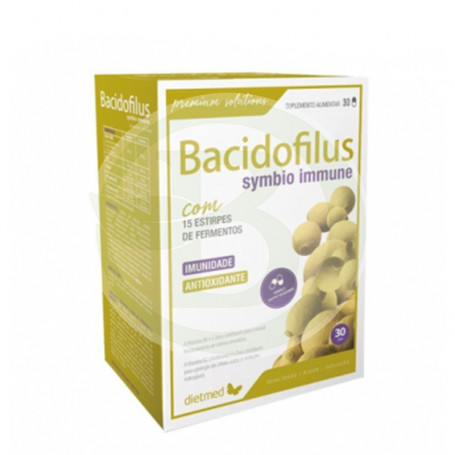 Bacidofilus Symbio 30 cápsulas com dieta