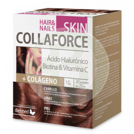 Collaforce Skin Hair Nails 20 ampolas dietéticas