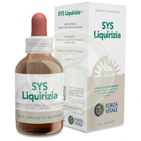 SYS Liquirizia (Licorice) 50Ml. Forza Vitale