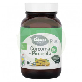 Cúrcuma + Pimenta Orgânica 120 Cápsulas El Granero