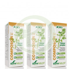 Pacote 3x2 Composor 34 Flatusor Complex 100Ml. Soria Natural