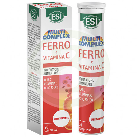 Vitamina C com Ferro 20 Tablets Esi