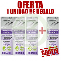 Pacote 4x3 soro facial e corporal de 120ml. Shilart