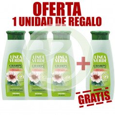 Pacote 4x3 Shampoo Anticaspa com Green Line Chagas