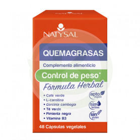 Fat Burner Herbal Formula 48 Natysal Capsules