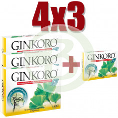 Pacote 4x3 Ginkoro 90 comprimidos Eladiet