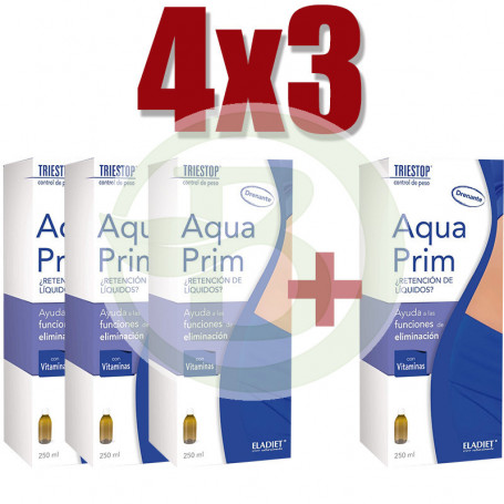 Pack 4x3 Triestop Aquaprim 250Ml. Eladiet