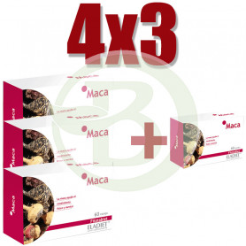 Pack 4x3 Maca 60 Comprimidos Eladiet