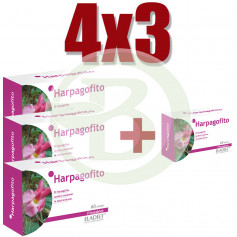 Pacote 4x3 Devil's Claw 60 Tablets Eladiet