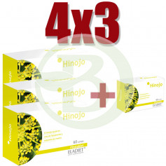 Pacote 4x3 Fennel 60 Tablets Eladiet