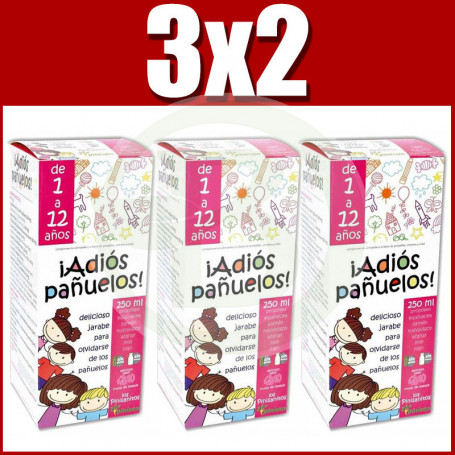 Pacote de lenços 3x2 Goodbye 250ml. Pinisan