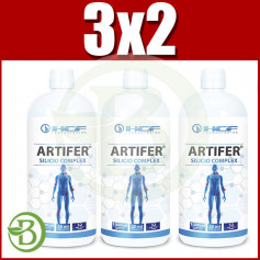 Pack 3x2 Artifer Silicone 1Lt. HCF