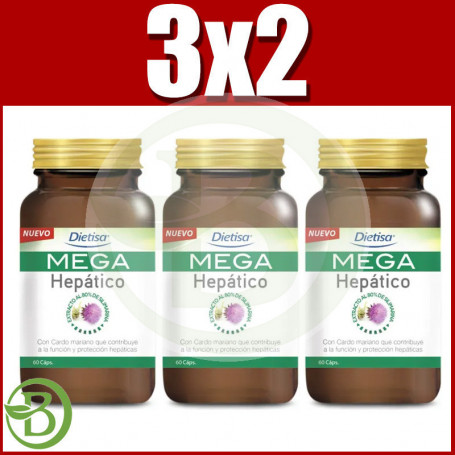 Mega Hepatic 60 Diet Capsules