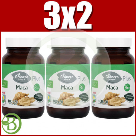 Maca BIO 120 cápsulas El Granero